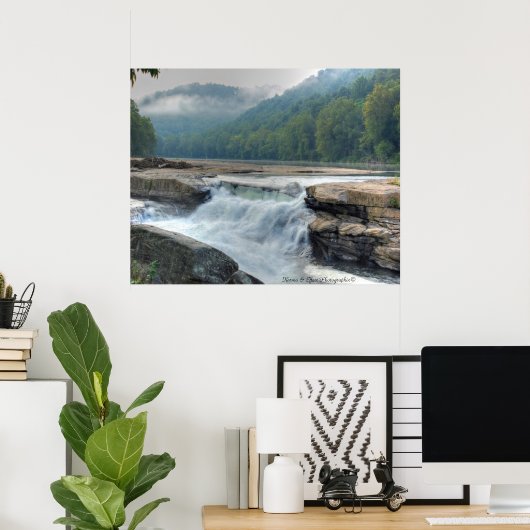 Poster Valley Falls (Upper) (Bureau à domicile)