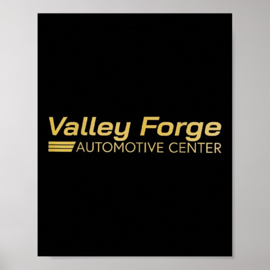Poster Valley Forge Automotive officiel (Devant)