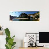 Poster Vallon Pont D'Arc - Panorama (Bureau à domicile)