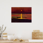 Poster Vallotton - Coucher de soleil (Cuisine)