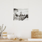 Poster Valparaiso 1822 (Cuisine)