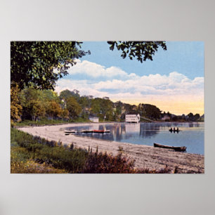 Poster Valparaiso Indiana Flint Lake 1915