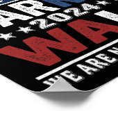 Poster Valse 2024 élection de chemise Kamala Haris Tim Wa (Coin)