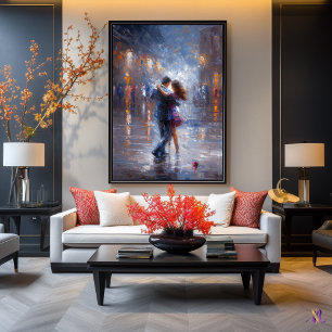 Poster Valse de minuit – Romance pluvieuse contemporaine