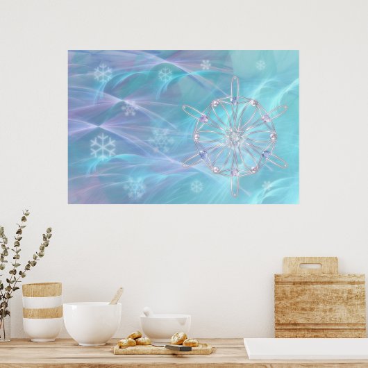 Poster Valse des flocons de neige (Cuisine)