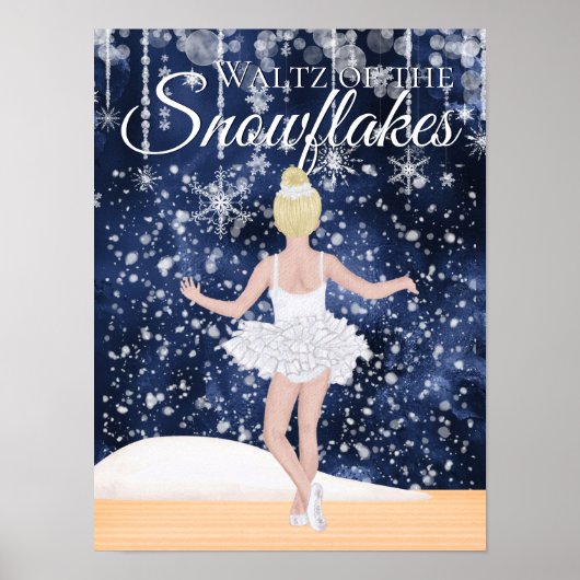 Poster Valse des flocons de neige le ballet des crapets (Devant)