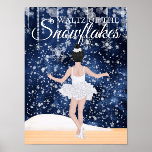 Poster Valse des flocons de neige le ballet des crapets