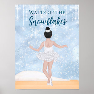 Poster Valse des flocons de neige le ballet des crapets