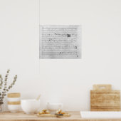 Poster Valse en F mineur (Cuisine)
