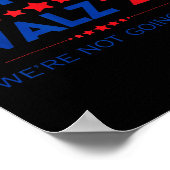 Poster Valse Nous Ne Retournons Pas Kamala Harris 2024 (Coin)