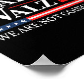 Poster Valse Nous Ne Retournons Pas Kamala Harris 2024 1 (Coin)