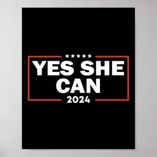 Poster Valse Oui Elle Peut 2024 Élection Vote Kamala Harr