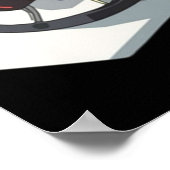 Poster Valse sans fin de l'aile Gundam Les cinq (Coin)