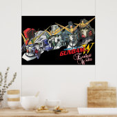 Poster Valse sans fin de l'aile Gundam Les cinq (Cuisine)