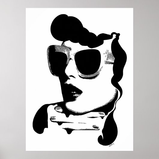 Poster Vamp rétro (Devant)