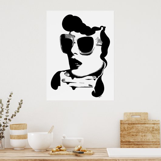 Poster Vamp rétro (Cuisine)