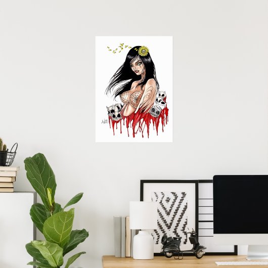 Poster Vampire (Bureau à domicile)