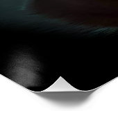 Poster Vampire Chat et Assistant Citrouille Halloween Sur (Coin)