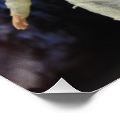 Poster Vampire et maman à la chasse. Halloween (Coin)