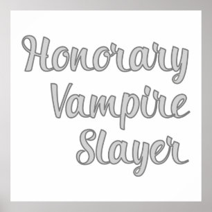 Poster Vampire honoraire Slayer Buffy TV Show Fan Cadeau