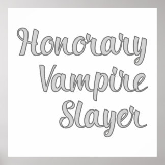 Poster Vampire honoraire Slayer Buffy TV Show Fan Cadeau