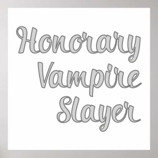 Poster Vampire honoraire Slayer Buffy TV Show Fan Cadeau (Devant)
