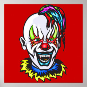 Poster Vampire mal Clown