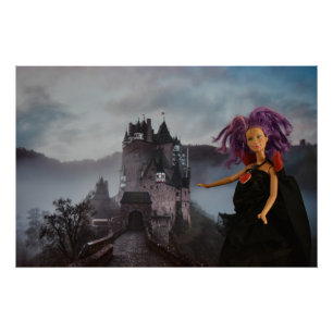 Poster Vampire quittant son château