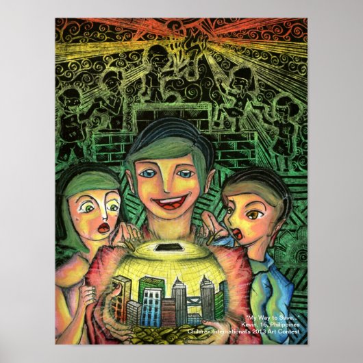 poster van 12 x 15,53 inch (Voorkant)