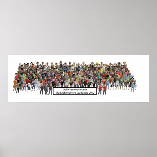 Poster van 2012 TA-lederboard (Voorkant)