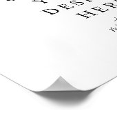 poster van 8,5 x 11 inch - Landschap (Hoek)