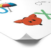 Poster van alfabetfonica (Hoek)