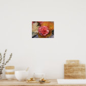 Poster van anjers (Keuken)