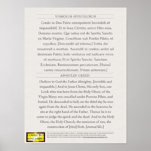 Poster van Apostelen (Voorkant)