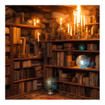 Poster van Arcane Storeroom Fantasy Art