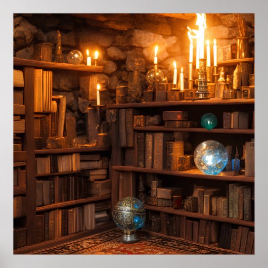 Poster van Arcane Storeroom Fantasy Art (Voorkant)