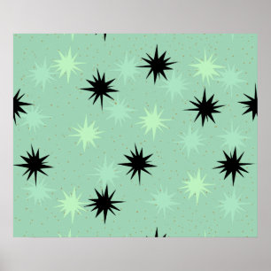 Poster van atoomJade en Mint Starbursts