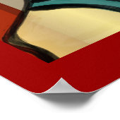 Poster van Aziatische prinses (Hoek)