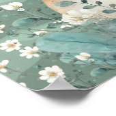 Poster van baby konijn (Hoek)