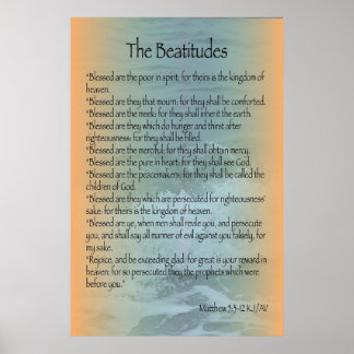 Poster van Beatitudes (Sanibel Surf)
