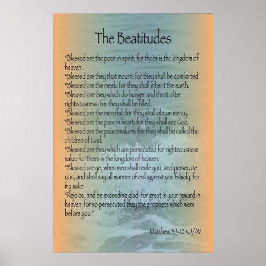 Poster van Beatitudes (Sanibel Surf) (Voorkant)