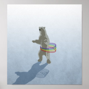 Poster van Beer van Hula-Hoop