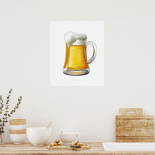 Poster van bier - SRF (Keuken)