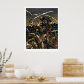 Poster van Blackbeard Pirate (Keuken)