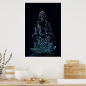 poster van boeddha (Keuken)