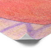 Poster van boekenmeisje (Hoek)