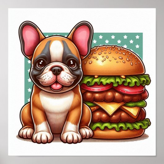 Poster van Bulldog (Voorkant)