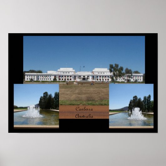 poster van canberra (Voorkant)