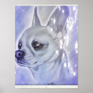Poster van Chihuahua door Carol Zeock