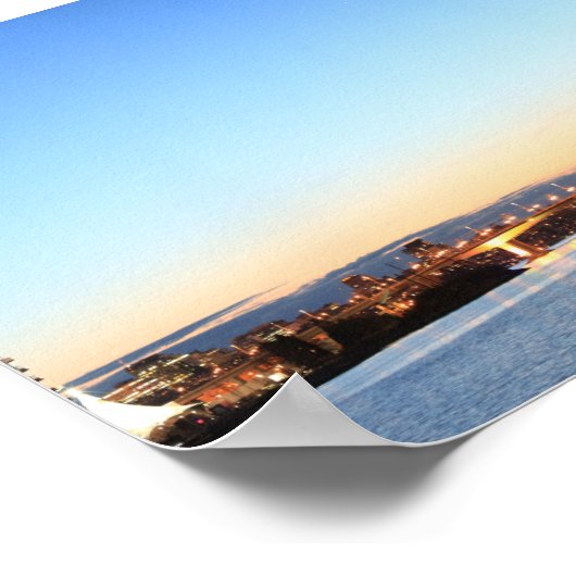 Poster van city panorama (Coin)